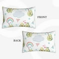 thumbnail image 2 of Goofa Green Blue Avocado Pattern Pillow Case – Plush & Soft Cushion Cover, Hypoallergenic Throw Pillow Case for Comfortable Sleep with Envelope Closure-14"x20", 2 of 6