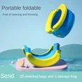 thumbnail image 4 of Children's Toilet Foldable Banana Toilet Baby Car Urinal Baby Seat Toilet Child Portable Basin No Cleaning Tourism Outdoors, 4 of 6