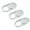 Silver, variant on Walbest 3 Pack Mini Ultra-thin Camera Lens Covers Privacy Protector for Phone Laptop Tablet