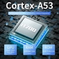 thumbnail image 5 of Consola de Juegos Portátil Retro RG CubeXX, 32 GB + 64 GB, Joystick RGB, Reproductor de Videojuegos Compatible con WIFI, Bluetooth, Color Negro, 5 of 5