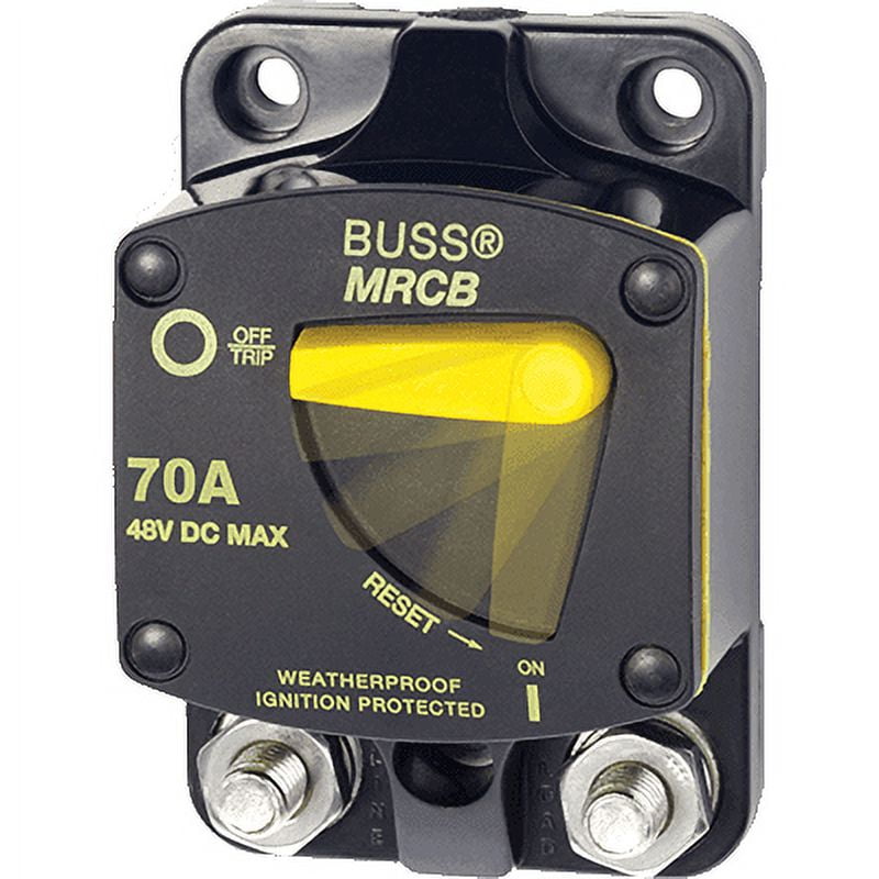 Blue Sea Systems Breaker, 187, Surface Mnt DC 90A - Walmart.com