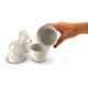thumbnail image 4 of Juego de 6 tazas medidoras originales Fred Matryoshka, color blanco, 4 of 6