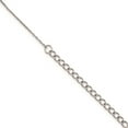 thumbnail image 3 of Sterling Silver Rhodium-Plated Cz With 2In Ext. Fancy Necklace (16 X 1.02) Made In China qg4334-16, 3 of 5
