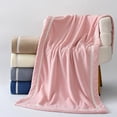 thumbnail image 5 of Zhuge 2 Piece 31.5x63 Inch Large Plush Coral Fleece Bath Towel, Ultra Soft Cozy Quick Drying Shower Towel, Highly Absorbent Towel for Daily Bathroom & Home Use, Blue, 5 of 5