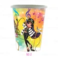 thumbnail image 4 of Muñeca de estilo arcoíris Y2K con temática musical, vajilla desechable decorativa para fiesta de cumpleaños, servilleta, globo, Baby Shower, regalo para niña y niño（knife 10pcs, 4 of 5
