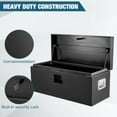 thumbnail image 5 of Ataucjin Buyers Products 1702305 Black Steel Underbody Truck Box, 18 x 18 x 36 Inch, Made In the USA, 14Black Steel Trailer/Truck Bed Tool Box, Weather-Resistant, Locking T-Latch, 5 of 8