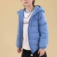 thumbnail image 6 of Fall Jackets for Kids Girls with a Hood Toddler Boys Girls Winter Coat Baby Hooded Puffer Jacket Lightweight Warm Jackets for Girl Boy Kids Cute Bear Ears Clothes, 6 of 7