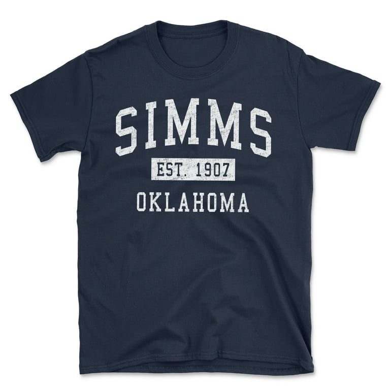Simms Oklahoma Classic Established Men's Cotton T-Shirt 