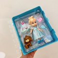 thumbnail image 5 of Muñeca princesa Elsa Anna de Disney Frozen, muñeca de pelo largo Bella, La Sirenita, mini muñeca de salón, juego de juguetes para vestir, regalos para niñas, 5 of 5
