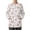 Corgi Nurse Print, variant on Halloween Women's Lightweight Scrub Jacket Long Sleeve Nursing Tops Stretchy Breathable Fabric, Button Front Closure, Roomy Side Pockets, Suitable for Hospital, Holiday Nursing Work Wear