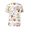 thumbnail image 2 of Daiia Happy Easter1 Mens Baseball Jersey Button Down Shirts Short Sleeve Sports Uniforms-Medium, 2 of 9