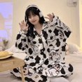 thumbnail image 1 of Pijamas Kawaii Crayon Shin-Chan de vaca, ropa de dormir de Anime japonés Y2K para niña, pantalones de manga larga de algodón a la moda, ropa de descanso fina, 1 of 4