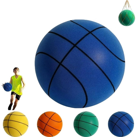 Silent Basketball Dribbling Indoor Size 6 (28.5") Size 5 (27.5") Size 3 (26.5") Hush Handle Basketball, Silent Swish, Hushhandle Silent Foam