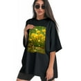 thumbnail image 3 of Plus Size Shirt for Women Black Tops for Women Short Sleeves Shirt for Women Spring3 T Shirt Crewneck Shirt for Women XL, 3 of 5