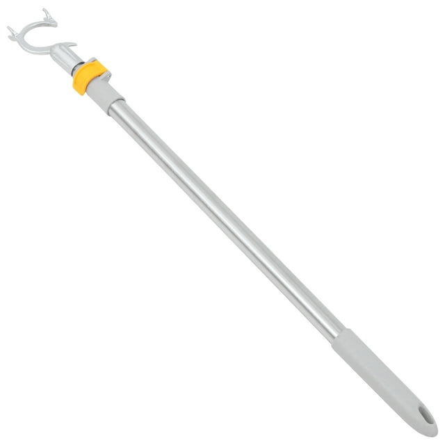 MOVTOTOP Aluminum Adjustable Clothes Rod for Home Use Lightweight and Durable Light Grey 4.5 ft