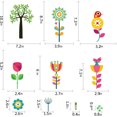 thumbnail image 4 of Imágenes autoadhesivas de ventana de primavera, película adhesiva pegatinas anticolisión decoración de ventana pegatinas de ventana de primavera flores árbol de mariposa película de ventana decoració TUNC Sencillez, 4 of 4