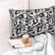 thumbnail image 4 of Fotbe Lilies Flowers Funda de Almohada Decorativa Estilo Occidental, Lujo en Algodón, Fundas para Almohadas King, Cojín Estampado para Decoración del Hogar-16"x24", 4 of 6