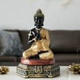 thumbnail image 1 of 2x estatua de Buda, estatuilla de adorno, decoración para hogar, escultura de meditación sentada yotijar Estatua de Buda, 1 of 10