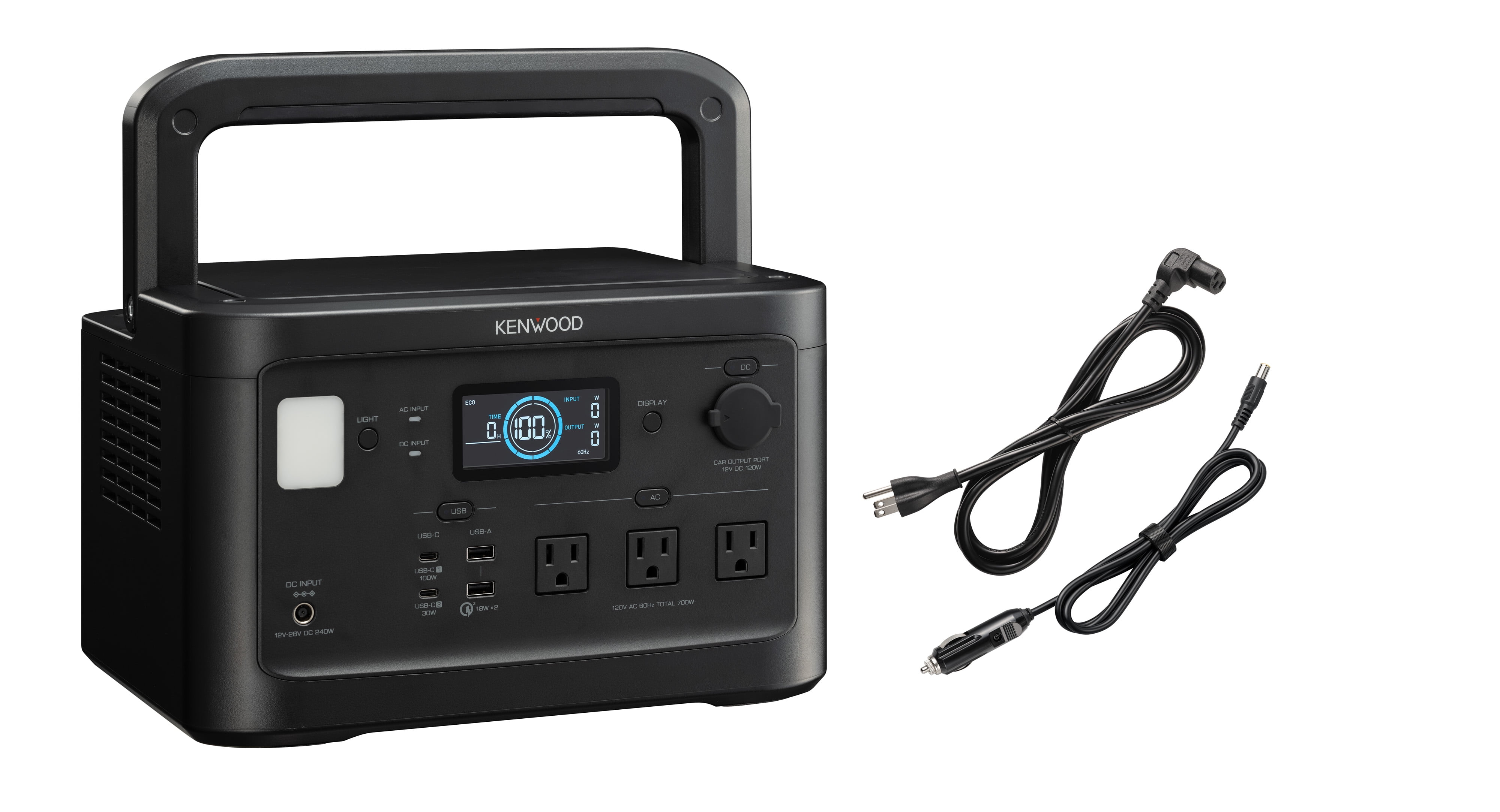 KENWOOD Portable Power Station BN-RK800, 700Wh Backup Lithium