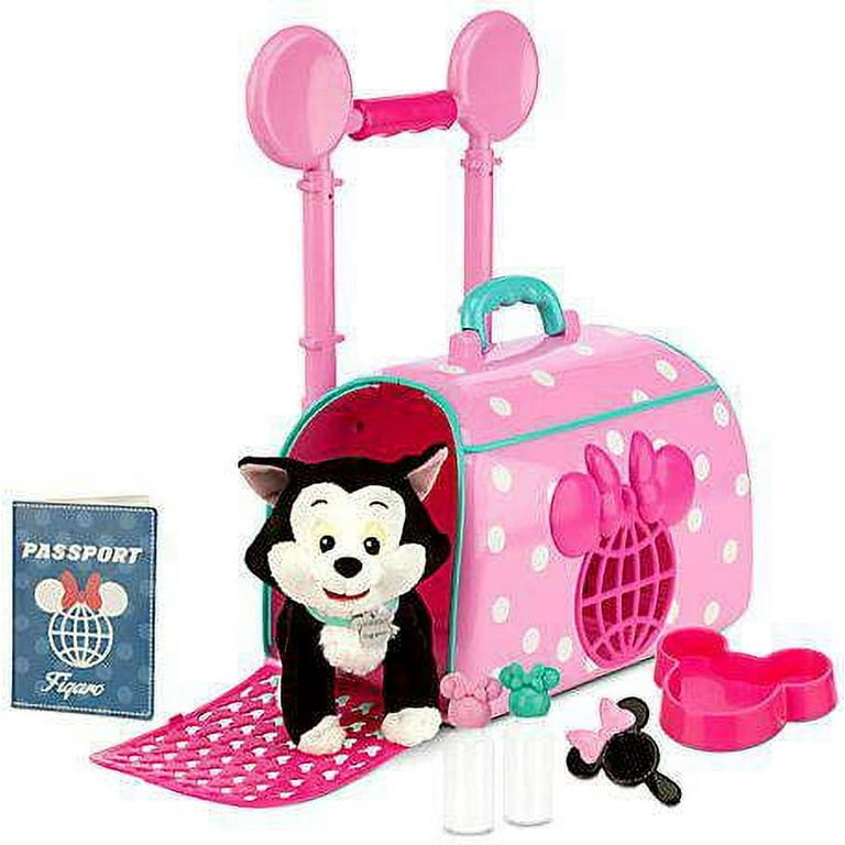 Disney Minnie Mouse ペットカート キャリーバッグ Disney Minnie Mouse and Figaro Pet Travel Carrier Playset