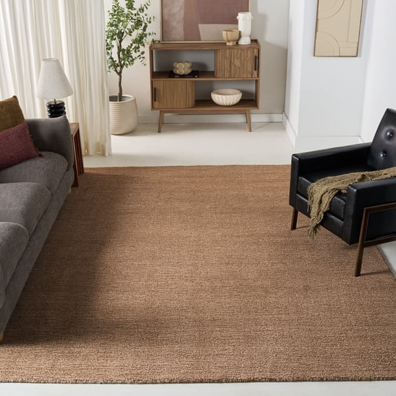 Safavieh Himalaya Dawa Solid Area Rug, Brown, 8'9" x 12'