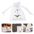 thumbnail image 4 of 20 bolsitas de lavanda con cordón, bolsas de organza vacías, bolsas de organza vacías, bolsas de gasa para lavanda, hierbas, especias, color blanco, 4 of 8