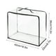 thumbnail image 1 of Bolsa de almacenamiento plegable transparente para ropa y viajes | Organizador de tela plástica duradera con asa reforzada, 1 of 3