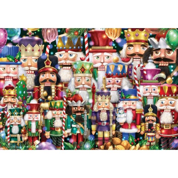 Jigsaw Puzzle for Adults 1000 Piece Nutcrackers Wooden Puzzles 29.5 X 19.6 inches/75 x 50 cm