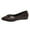 Black, variant on NOKIO Women's Flats Shoes Ballet Flats Dress Shoes Comfortable PU Leather Slip on Shoes for Women Low Heeled Non Slip Round Toe Bow Tie Breathable Slip On Lazy Shoes