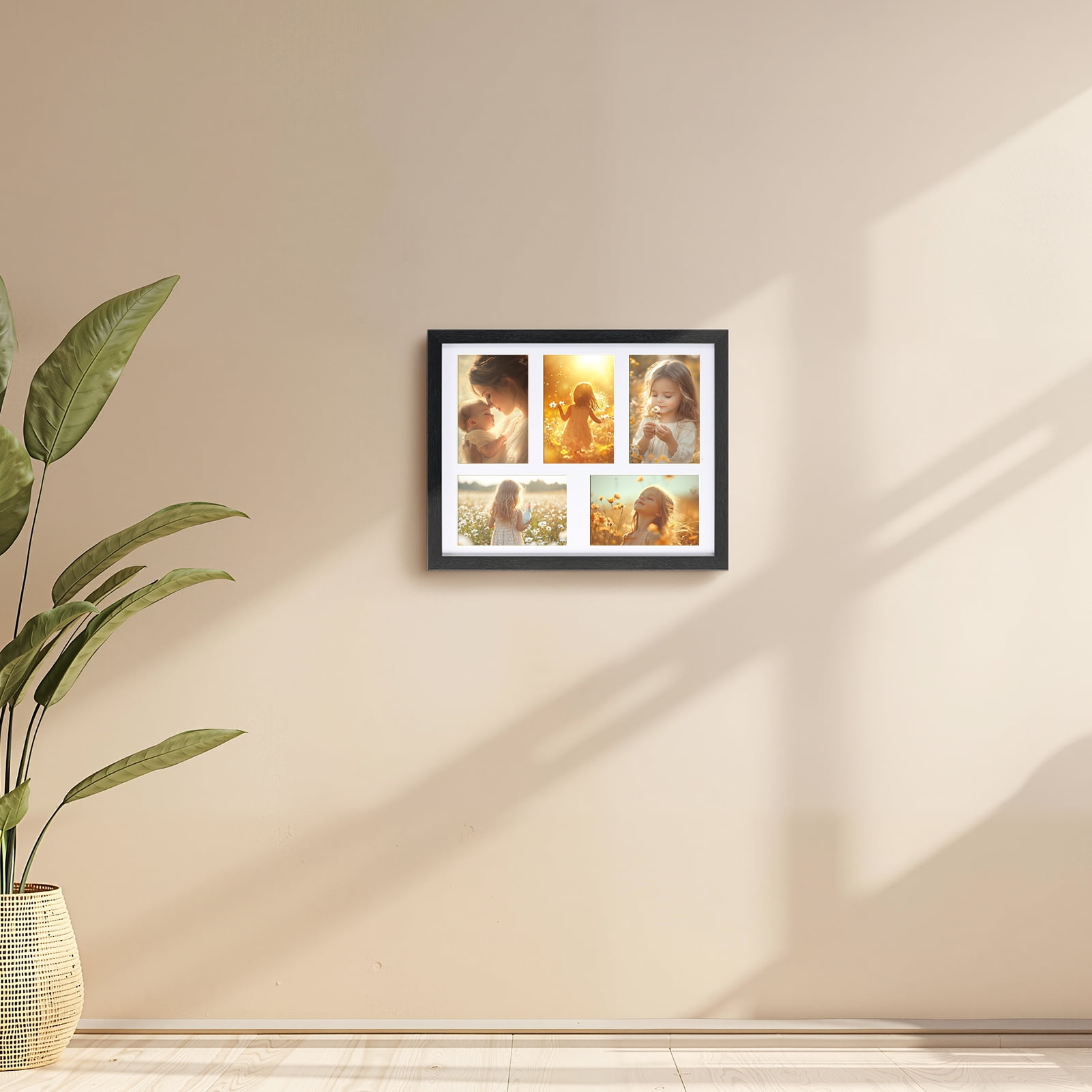 4-Pack 5-Opening Collage Picture Frame for 4x6 Photos