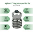thumbnail image 4 of Hardened Steel Nozzle 0.2mm/0.4mm/0.6mm/0.8mm Superiored Wear Resistance For Various Filaments For X1/P1 3D Printers, 4 of 16