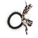 thumbnail image 3 of Lazo para el pelo BRI con perlas de imitación estampado de leopardo negro, 3 of 10