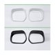 thumbnail image 2 of Cubierta para lluvia del espejo retrovisor del automóvil Modificación exterior para Lx 570 Lx570 Gx460 Gx 460 Tuning (negro), 2 of 5