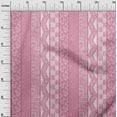 thumbnail image 3 of oneOone Cotton Poplin Pink Fabric Mix Block Pattern Craft Projects Decor Fabric Printed By The Yard 56 Inch Wide, 3 of 4