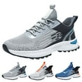 thumbnail image 5 of ZRBYWB Men's Sneakers Male Sports Shoes Fashionable New Pattern Color Blocking Mesh Fabric Breathable Comfort Non Lace Up Casual Shoes Comfortable, 5 of 9