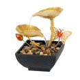 thumbnail image 4 of Tabletop Water Fountain Cascading for Office Home Decoration Ornament   Leaf, 4 of 9