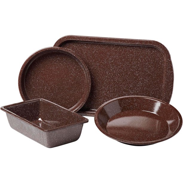 Granite Ware 4Piece Better Browning Bakeware Set, Brown