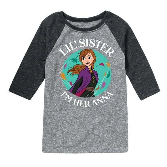 Frozen 2 - Sister Anna - Toddler And Youth Raglan Graphic T-Shirt
