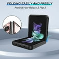 thumbnail image 4 of for Samsung Galaxy Z Flip3 Case, Samsung Galaxy Z FLIP 3 5G Case with HD Screen Protector with Slide Camera Cover, 360°Rotation Ring Kickstand [Military Grade] Case for Samsung Z FLIP 3,Rose Gold, 4 of 18