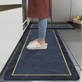 thumbnail image 2 of Super Absorbent Kitchen Floor Mat Diatom Mud Pad Bath Pad Anti-Slip Carpet Kitchen Mats Wipeable Wash Long Strip Carpet My Lux Decor Round, 2 of 9