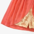 thumbnail image 4 of Disney Moana Combinaison-Robe Princesse pour Tout-Petite Fille avec Jupe en Tulle Orange 5-6T, 4 of 6