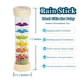 thumbnail image 2 of Juguete Montessori de madera Rain Stick Oneshow para bebés de 6 a 12 m, 2 of 7