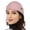 Pink, variant on Merino Wool Short Fisherman Beanies for Men Women, Knit Cuff Trawler Beanie Cap, Winter Warm Daily Hat
