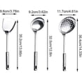 thumbnail image 4 of Kitchen Utensil Set, 7 Piece Kitchen Utensil Set, Stainless Steel Kitchen Utensil Set, Dishwasher Safe, Easy To Clean, For Cooking All Kinds Of Foods, 4 of 5