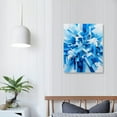thumbnail image 3 of COMIO Blue Abstract Canvas Wall Art For Living Room Bedroom Wall Decor Office Pictures Watercolor Wall Paintings Bathroom Home Decoration Posters Prints Artwork, 3 of 4