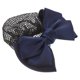 thumbnail image 5 of 1 pieza de horquilla con tachuelas de perlas con diseño de lazo hermoso para decoración del cabello, uso de red gruesa (azul oscuro), 5 of 6
