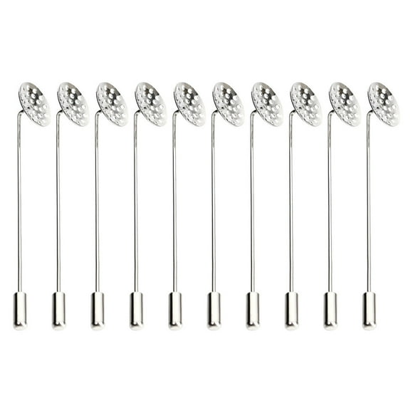 10pcs creativo broche de bricolaje accesorios largos pines hat pins broche accesorios