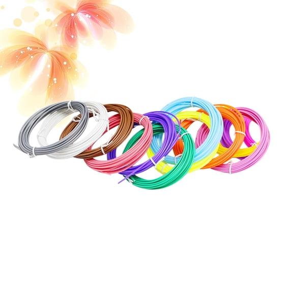 CRILSTYLEO Assorted Color 3D Filament Pen for Kids Durable Plastic 1.75mm Filament Great Gift for Creative Play