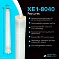 thumbnail image 5 of AXEON XE1-8040 RO Membrane – 11,000 GPD, 8 x 40 Inches, 100 PSI, NSF Certified 211688, 5 of 8
