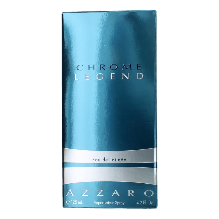 Azzaro Chrome Legend Perfume for Men, Eau De Toilette Spray, 4.2